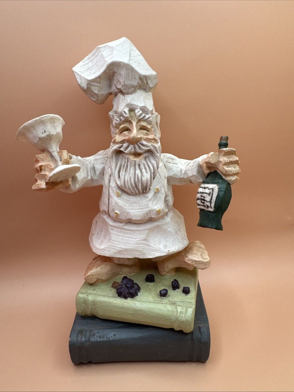 "The Book Cook" By David Frykman 1995 Resin Chef Figurine (Bx 21)